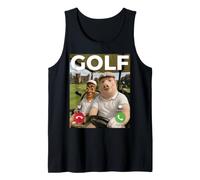 Rich John Pork Tung Sahur Golf Player Golf Season 2026 Meme Tank Top
