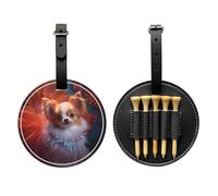 Rich pet Dog Black Golf tee Storage Bag - Easy to Carry Around and More efficient in Playing Golf