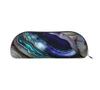 Rich&Rabbit Abalone nacre Print Versatile Zipper Pouches Cosmetics Tiny Accessories Small Parts Storage Bags, Gold, One Size