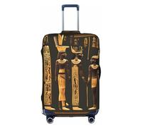 Rich&Rabbit Ancient Egyptian Hieroglyphic Washable Suitcase Cover Protector Luggage Cover 18-32 Inch, white, XL