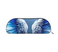Rich&Rabbit Angel Wing Print Versatile Zipper Pouches Cosmetics Tiny Accessories Small Parts Storage Bags, Silver, One Size