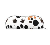 Rich&Rabbit Animal Paw Prints Print Versatile Zipper Pouches Cosmetics Tiny Accessories Small Parts Storage Bags, Gold, One Size