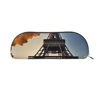 Rich&Rabbit Beautiful Eiffel Tower Paris Print Versatile Zipper Pouches Cosmetics Tiny Accessories Small Parts Storage Bags, Gold, One Size