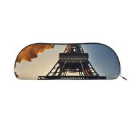 Rich&Rabbit Beautiful Eiffel Tower Paris Print Versatile Zipper Pouches Cosmetics Tiny Accessories Small Parts Storage Bags, Silver, One Size