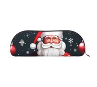 Rich&Rabbit Christmas Santa Clauss Print Versatile Zipper Pouches Cosmetics Tiny Accessories Small Parts Storage Bags, Silver, One Size