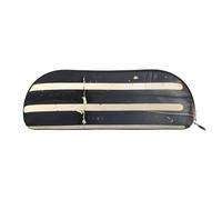 Rich&Rabbit Classic Movie Clapboard Black Print Versatile Zipper Pouches Cosmetics Tiny Accessories Small Parts Storage Bags, Gold, One Size