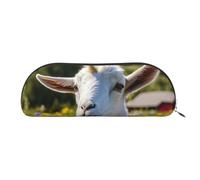 Rich&Rabbit Goat Print Versatile Zipper Pouches Cosmetics Tiny Accessories Small Parts Storage Bags, Silver, One Size
