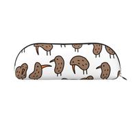 Rich&Rabbit Kiwi Birds Cute Print Versatile Zipper Pouches Cosmetics Tiny Accessories Small Parts Storage Bags, Silver, One Size