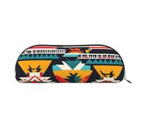 Rich&Rabbit Native American Patterns Print Versatile Zipper Pouches Cosmetics Tiny Accessories Small Parts Storage Bags, Gold, One Size