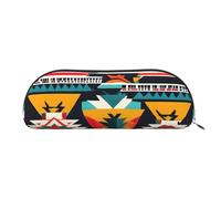 Rich&Rabbit Native American Patterns Print Versatile Zipper Pouches Cosmetics Tiny Accessories Small Parts Storage Bags, Silver, One Size