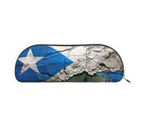 Rich&Rabbit puerto rico wallpaper flag Print Versatile Zipper Pouches Cosmetics Tiny Accessories Small Parts Storage Bags, Silver, One Size
