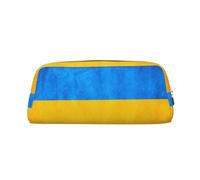 Rich&Rabbit Ukrainian flag Print Zipper Cosmetic Makeup Pouch Bag Portable Travel Storage Bag Daily Use Purse, Silver, One Size