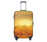 Rich&Rabbit Wheat Field Print Suitcase Cover Washable Travel Luggage Protector Cover Baggage Decoraitve Cover (18-32in), White, XL