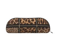 Rich&Rabbit Wild Zoo Print Versatile Zipper Pouches Cosmetics Tiny Accessories Small Parts Storage Bags, Silver, One Size