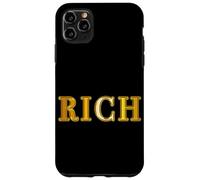 RICH/Rich "Rich Man" Gorgeous Celebrity Character [Strange Design Shop] Funny Design Case for iPhone 11 Pro Max