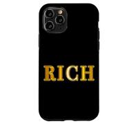 RICH/Rich "Rich Man" Gorgeous Celebrity Character [Strange Design Shop] Funny Design Case for iPhone 11 Pro