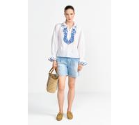Rich & Royal Blue Denim Shorts Denim Blue size W27 | Shorts Outlet | Women | Blue W27