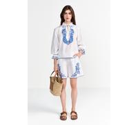 Rich & Royal Cotton Blouse With Embroidery Palace Blue size 34 | Blouses Outlet | Women | White 34