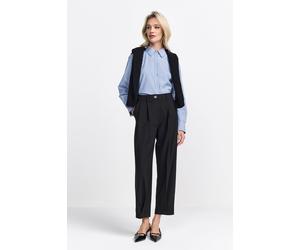 Rich & Royal Cotton Striped Basic Blouse Skyway Blue size 36 | Button-Down Shirts Outlet | Women | Blue 36