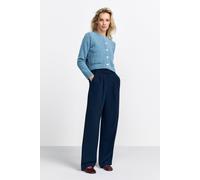 Rich & Royal Crew Neck Cardigan Bouclé Ocean Blue size XL | Cropped Jackets Outlet | Women | Blue XL