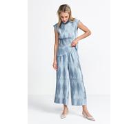 Rich & Royal Crinkle Pants Skyway Blue size 40 | Wide Pants Outlet | Women | Blue 40
