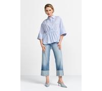 Rich & Royal Culotte Roll-up Denim Organic Denim Blue size 30 | Wide Pants Outlet | Women | Blue 30