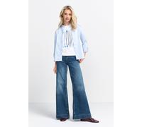 Rich & Royal Elegant Fit T-shirt "there She Glows Again" Organic White size L | Shirts Outlet | Women | White L
