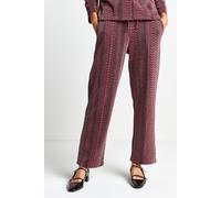 Rich & Royal Jacquard Suit Pants Ruby Red size M | Formal Pants Outlet | Women | Red M