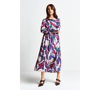 Rich & Royal Printed Maxi Dress Ruby Red size 36 | Midi Dresses Outlet | Women | Red 36