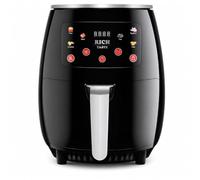 Rich Taste 6L Air Fryer, 6 in 1 Cooking Functions with Rapid Air Circulation, 1400W Energy Saving, Adjustable Temperature Control & Timer, Non-Stick, Compact Oil-Free Cooker for Healthy Cooking