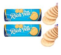 Rich Tea Classic Biscuits PMP 300g - Pack of 2 - Light, Crisp, Sweet Tea Biscuit