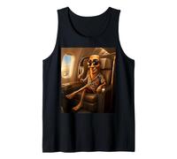 Rich Tung Sahur First Class Travel Meme Summer Vibe Brainrot Tank Top