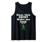 Rich Vibes Funny Quote Design for Money Lovers and Hustlers Tank Top