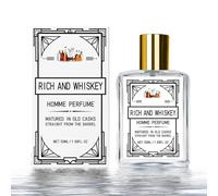 Rich Whiskey/Forest Moss Perfume for Men, Directly From The Barrel/Created From Moss Extract From The Forest, Eau De Parfum Men, Characterful Men's Fragrance (Rich Whiskey)