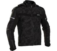 Richa 2STL Camo, textile jacket waterproof L Black/Dark Grey