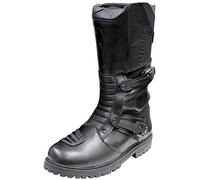 Richa Adventure Men's 100% Waterproof Leather Motorcycle Motorbike Boots, Men's women's, black