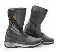 RICHA APOLLO BLACK WATERPROOF TOURING MOTORCYCLE MOTORBIKE BOOTS WITH D3O ARMOUR