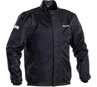 Richa Aquaguard Waterproof Lined Rain Over Jacket (UK, Alpha, L, Regular, Regular, Black)