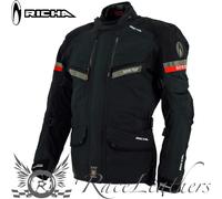 RICHA ATLANTIC GTX BLACK GORETEX WATERPROOF MOTORCYCLE MOTORBIKE TOURING JACKET