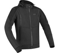 Richa Atomic 2 Waterproof Motorcycle Motorbike Textile Hoodie - Black / Grey
