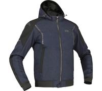 Richa Atomic 2 Waterproof Motorcycle Motorbike Textile Hoodie - Black / Navy