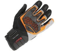 Richa Bogota Black Orange Summer Adventure Touring Lightweight Motorcycle Gloves