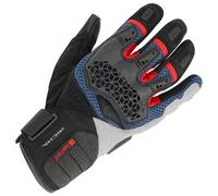 Richa Bogota Motorbike Motorcycle Textile Gloves - Black / Blue / Red