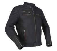 RICHA CHARLESTON BLACK LEATHER MOTORCYCLE MOTORBIKE RETRO BIKE CLASSIC JACKET
