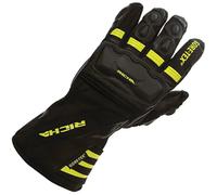 Richa Cold Protect Gore-Tex Waterproof Motorcycle Biker Glove Black Fluo Yellow