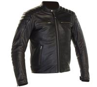 RICHA DAYTONA 2 BLACK CLASSIC CASUAL LEATHER MOTORCYCLE MOTORBIKE BIKE JACKET