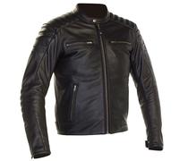 Richa Daytona 2 Leather Motorcycle Motorbike Jacket Classic Urban Biker Black