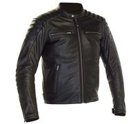 Richa Daytona 2 Leather Motorcycle Motorbike Jacket Classic Urban Biker Black