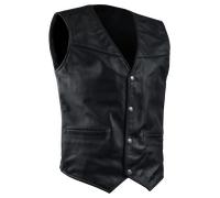 Richa Gilet Leather Vest without Frangles BlackXL Black
