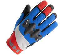 Richa Gloves Jetstream Short Cuff Textile Motorcycle Glove Blue Red